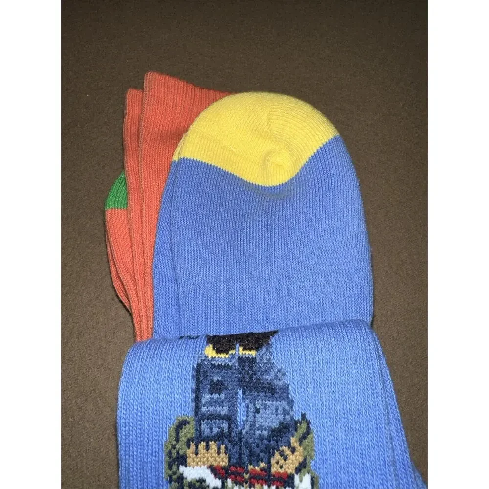 Polo Ralph Lauren Men's Classic Crew Sock Vacation/casual Bear 2 Pair 6-12.5